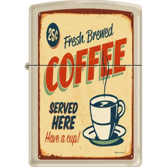 Зажигалка Zippo 216 Coffee Vintage с чашкой кофe